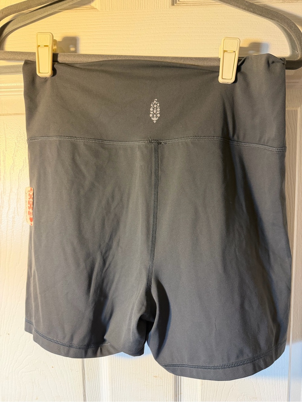 Free People - Women’s Performance High-Waist Gray Shorts